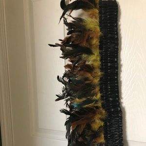 Feather skirt band (yellow)
